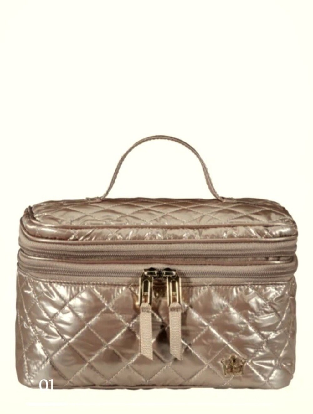 Oliver Thomas Gold Quilted Two-tier Case  Not A Trainwreck